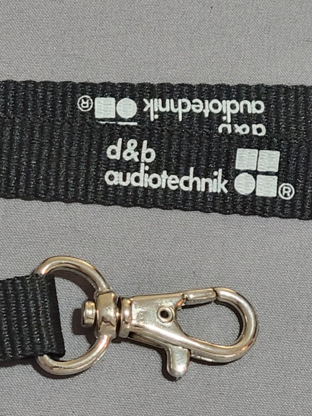 D&B Audiotechnik Event Credential Laminate Lanyard 19" Long